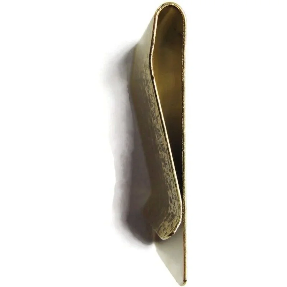 #1 Grandpa Gold Tone Money Clip Stainless Steel Wallet Credit Card Cash ID
